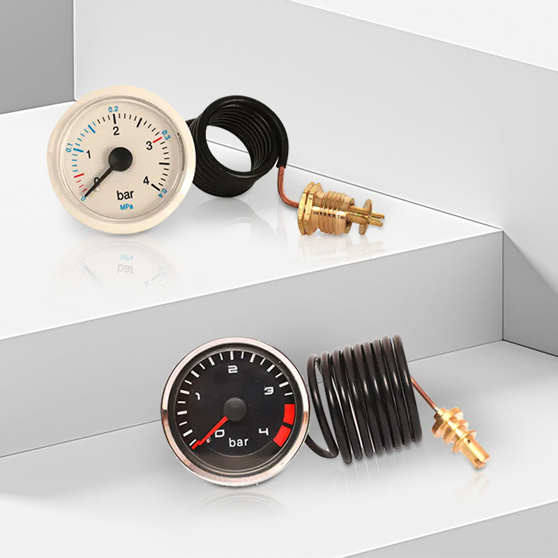 Gauge de pression HVAC avec capillaire, manomètre avec capillaire