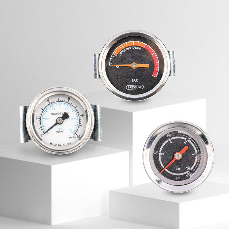 Gauge de pression de la machine à café (avec support / sans support）